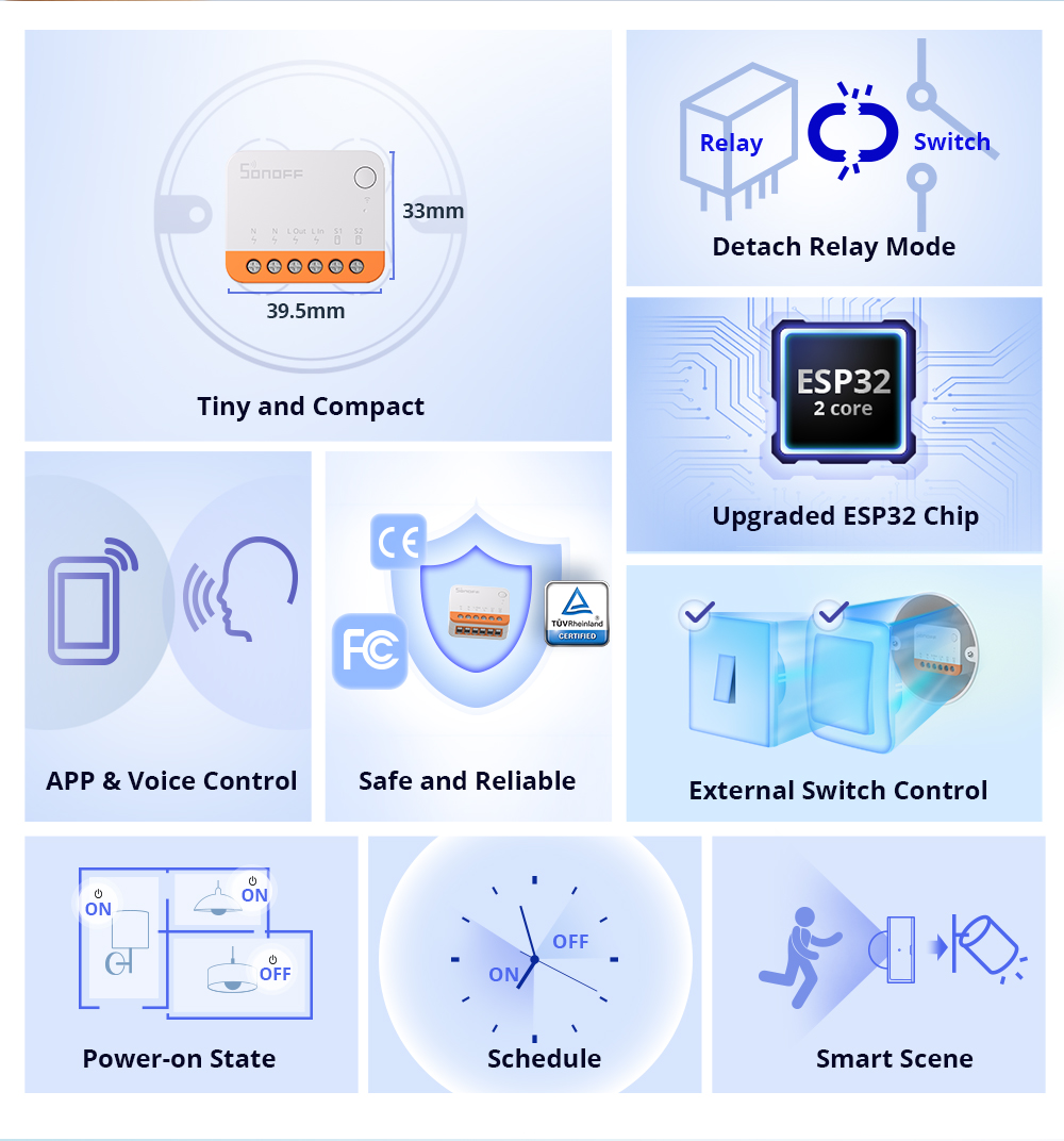 Sonoff Mini R4 Extreme Wifi Sm - Smart Home Setup 评论和价格