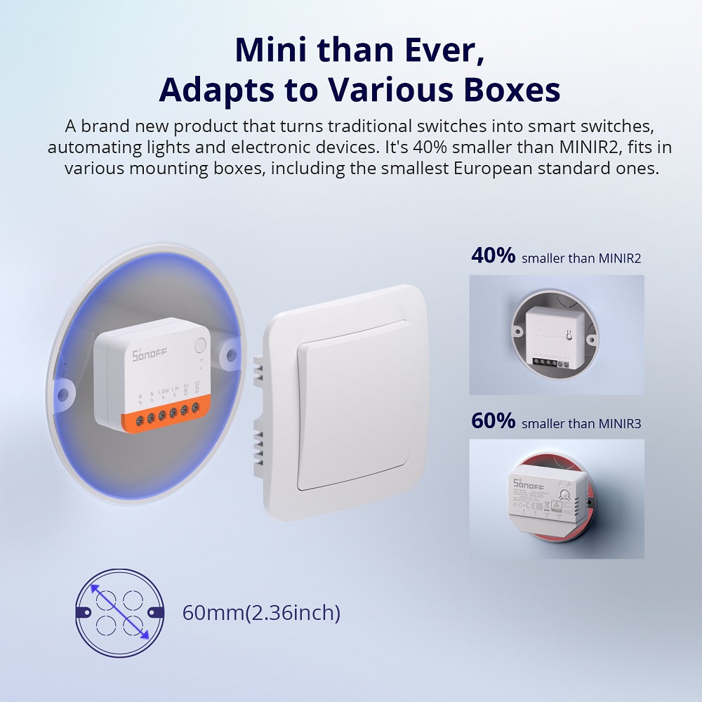Sonoff Mini R4 Extreme Wifi Sm - Smart Home Setup 评论和价格